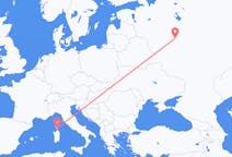 Fly fra Moskva til Figari
