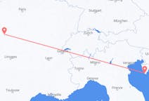 Flyrejser fra Pula, Kroatien til Tours, Frankrig