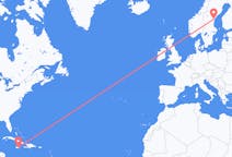 Flights from Kingston to Sundsvall
