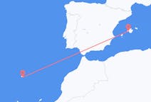 Vols de Funchal à Palma