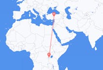 Flyreiser fra Kigali, Rwanda til Kayseri, Tyrkia