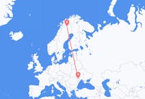 Flyreiser fra Chișinău, Moldova til Kiruna, Sverige