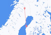 Vols depuis la ville de Vaasa vers la ville de Gällivare