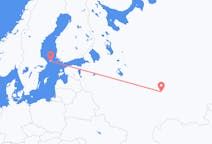 Flyreiser fra Mariehamn, Åland til Kazan, Russland