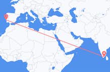 Flights from Thoothukudi to Lisbon