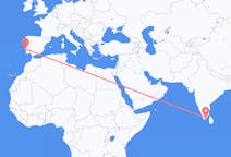 Vluchten van Thoothukudi, India naar Lissabon, Portugal
