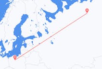 Flights from Usinsk, Russia to Bydgoszcz, Poland