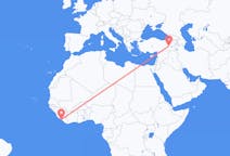 出发地 利比里亚出发地 蒙羅維亞目的地 土耳其穆什的航班