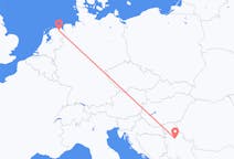 Flug frá Belgrad, Serbíu til Groningen, Hollandi