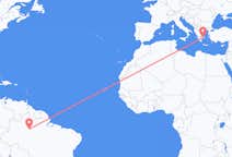 Flyreiser fra Manaus, Brasil til Athen, Hellas