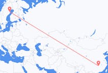 Flights from Changsha to Skellefteå
