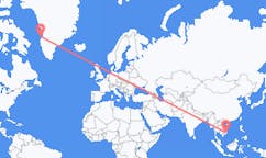 出发地 越南大叻市目的地 格陵兰阿西亚特的航班