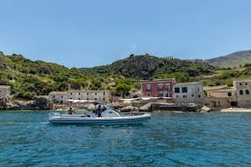 Excursão de barco de dia inteiro de San Vito Lo Capo a Castellammare del Golfo