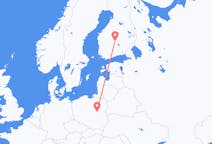 Flyg från Warszawa, Polen till Jyväskylä, Finland