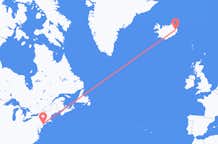 Рейсы из Нью-Йорка, Соединенные Штаты в Эйильсстадир, Исландия