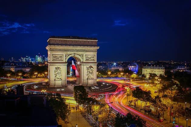 5 小时巴黎城市之旅，包括老佛爷百货公司和晚餐巡游