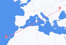 Flights from Chișinău, Moldova to Tenerife, Spain