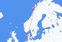 Flights from Svolvær, Norway to Esbjerg, Denmark