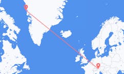Fly fra Upernavik til Innsbruck