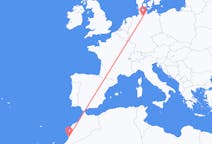Flyrejser fra Agadir, Marokko til Hamborg, Tyskland