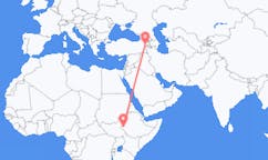 Flyreiser fra Gambela, Ethiop, Etiopia til Iğdır, Tyrkia
