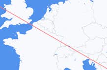 Flyreiser fra Sarajevo, til Dublin