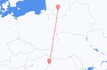 Flug frá Oradea, Rúmeníu til Kaunas, Litháen