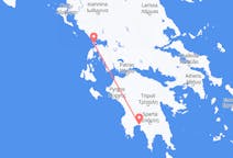 Lennot Prevezasta, Kreikka Kalamataan, Kreikka