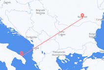 Flyreiser fra București, Romania til Brindisi, Italia