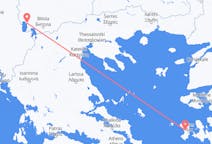 Flyg från Ohrid, Nordmakedonien till Chios, Grekland