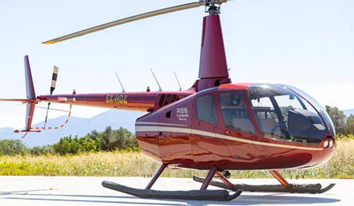 Privat Helikopter Transfer fra Antiparos til Santorini