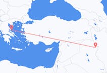 Flyg från Sulaymaniyya, Irak till Skiáthos, Grekland