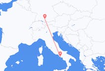 出发地 意大利出发地 那不勒斯目的地 德国梅明根的航班