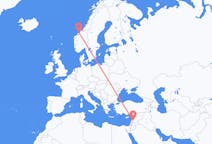 Flights from Damascus to Kristiansund