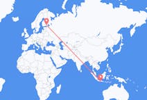 Flyrejser fra Yogyakarta, Indonesien til Lappeenranta, Finland