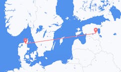 Loty z miasta Tartu do miasta Aalborg