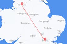 Flyrejser fra London, England til Manchester, England