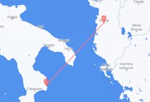 Flyreiser fra Crotone, Italia til Tirana, Albania