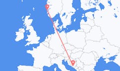 Flights from Stord to Mostar