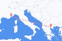 Flyrejser fra Thessaloniki til Nice