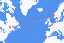 Flyreiser fra Québec, til Stavanger