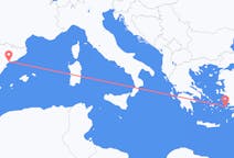 Vluchten van Kalymnos naar Reus