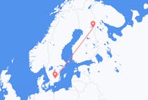 Fly fra Kuusamo til Växjö