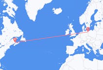 Flyrejser fra Moncton, Canada til Stettin, Polen
