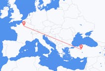 Loty z Ankara, Turcja do Paryż, Francja