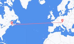 Flyreiser fra Saint John, til Salzburg