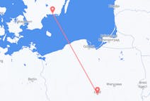 Flights from Ronneby, Sweden to Łódź, Poland