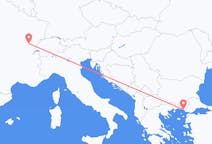 Flyreiser fra Dole, Frankrike til Alexandroupolis, Hellas