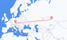 Voos de Pavlodar, Cazaquistão para Linz, Áustria