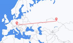 出发地 哈萨克斯坦巴甫洛達爾目的地 奥地利林茨的航班